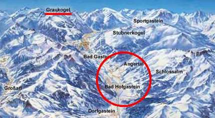 Lage : Bauplatz / Grundstück Salzburg Bad Hofgastein: Verkauf großes Grundstück in Bad Hofgastein am Fuße des Angertal Skigebietes