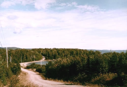 Ansicht 1 : Verkauf Grundstück Nova Scotia / Kanada: Verkauf Waldgrundstück mit Seeufer und Meerblick am Bras d'or Lake, Halbinsel Widow Point 