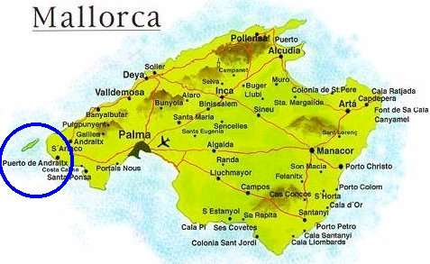 Lage: Appartment Mallorca / Puerto Andraitx: Verkauf Appartment mit herrlichem Meerblick in Puerto Andraitx / Mallorca