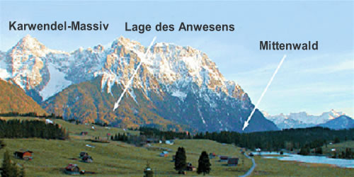 Lage am Karwendel