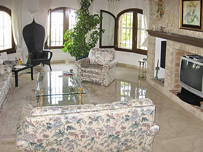 Wohnzimmer Villa Monte Pego