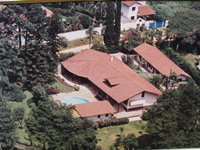 Luftbild Luxus Villa: Immobilien Brasilien / Sao Paulo: Verkauf Luxus Villa in geschützter Wohnanlage