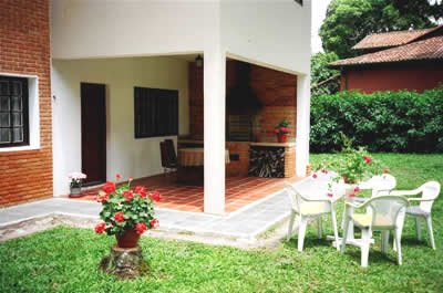 Terrasse: Verkauf Haus bei Sao Paulo / Brasilien : Luxus Haus in Itapecerica 30 km südlich von Sao Paulo / Brasilien