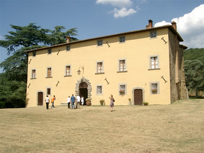 Burg Schloss Italien Toscana Arezzo Herrschaftliches