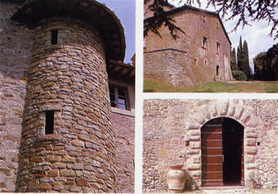 Burg Schloss Italien Toscana Arezzo Herrschaftliches