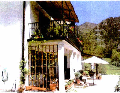 Terrasse: Immobilien Gardasee: Anwesen / Landhaus / Haus bei Tremosine / Gardasee / Brescia: Alleinlage, Panoramablick