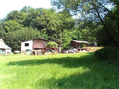 Nebengebäude: Verkauf ehemalige Mühle / Anwesen in Rheinland-Pfalz im LK Kaiserslautern  zwischen Homburg und Landstuhl: Absolute Alleinlage in einem stillen Tal!