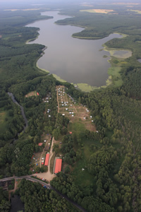 Verkauf  Campingplatz direkt am See  an der Mecklenburgischen Seenplatte bei Mirow: 700 Stellplätze