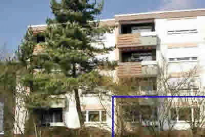Ansicht Haus Rückseite : Immobilien Tuttlingen : Verkauf 2 - Zimmer Wohnung / ETW in Tuttlingen