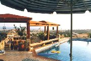 Pool, Aussicht: Villa Zypern Limassol: Verkauf komfortable Villa in Limassol auf Zypern, Pool, Meerblick